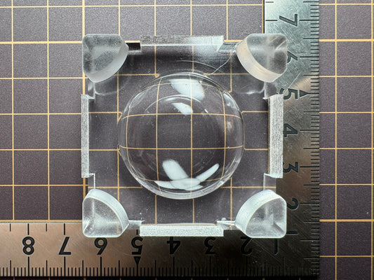 Ultra-high strength silicone "Plump Circle (Back)" resin mold