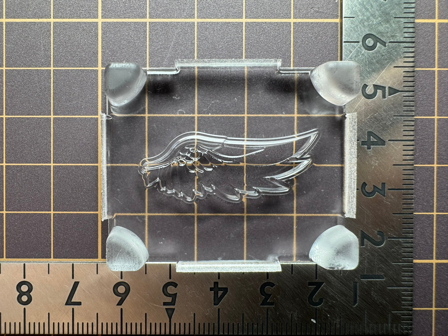 超高強度シリコン「翼(裏)」レジン用モールド