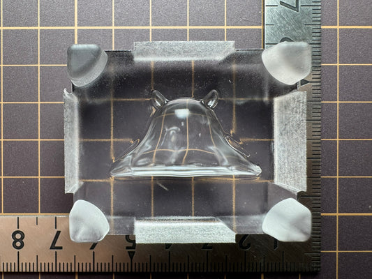 Ultra-high strength silicone "Mendako (back)" resin mold