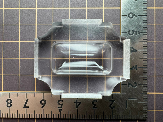 Ultra-high strength silicone "Plump Rectangle (Front)" resin mold