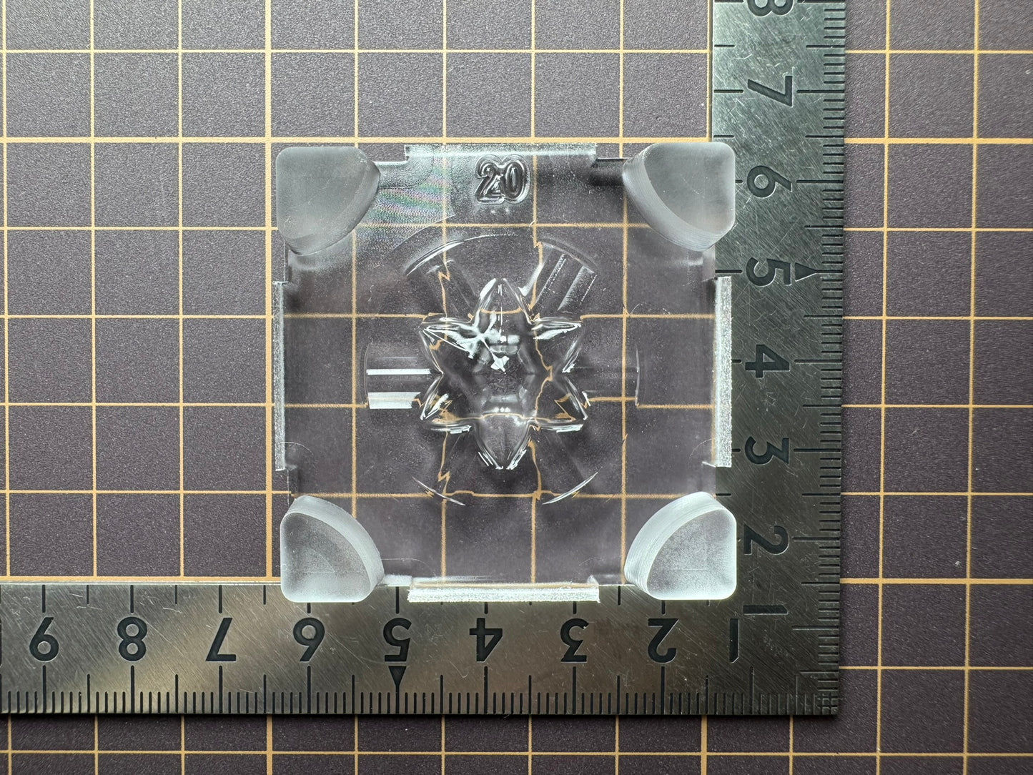 超高強度シリコン「ユリ(裏)」レジン用モールド