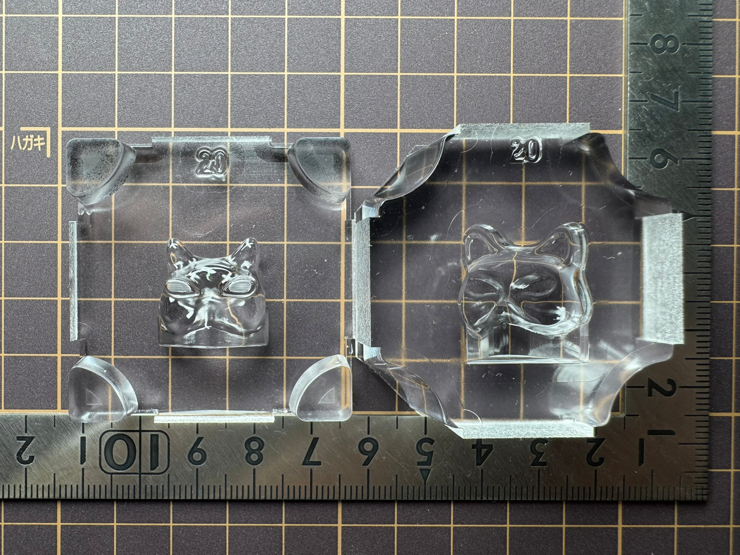超高強度シリコン「猫面」レジン用モールド