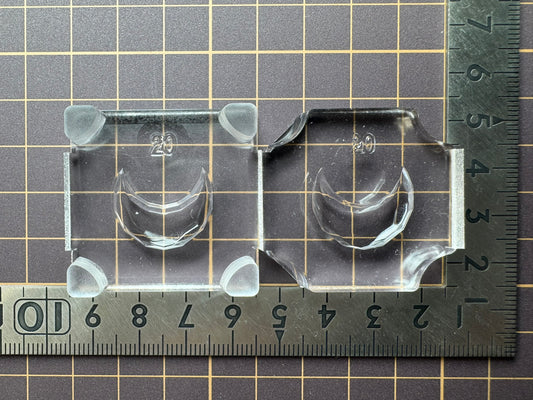 超高強度シリコン「月の宝石カット」レジン用モールド