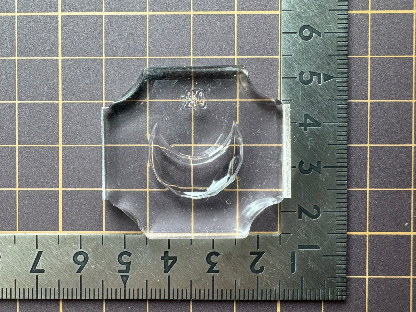 超高強度シリコン「月の宝石カット(表)」レジン用モールド