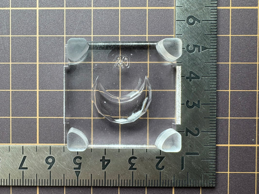 超高強度シリコン「月の宝石カット(裏)」レジン用モールド
