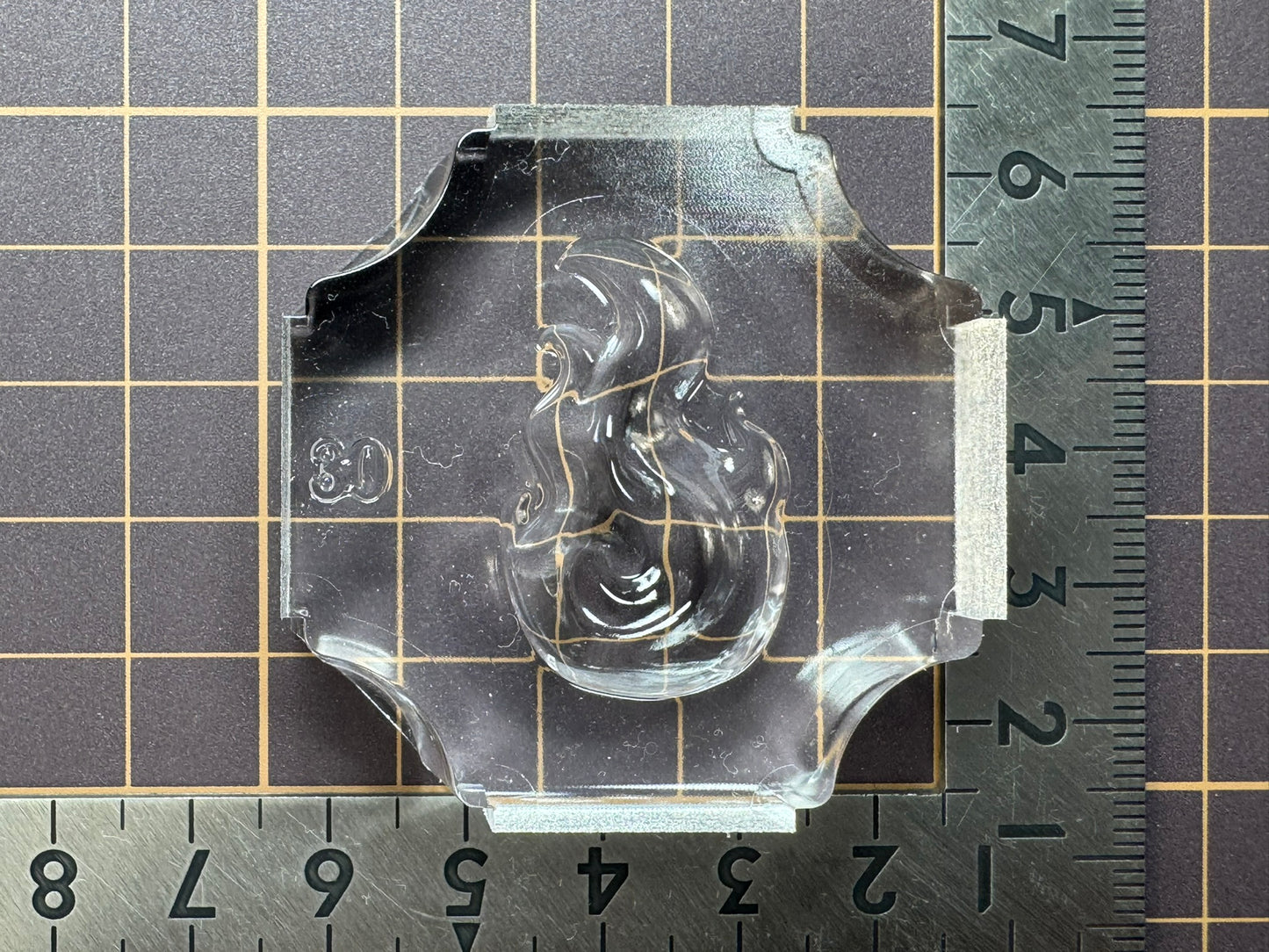 Ultra-high strength silicone "Hitodama (Omote)" resin mold