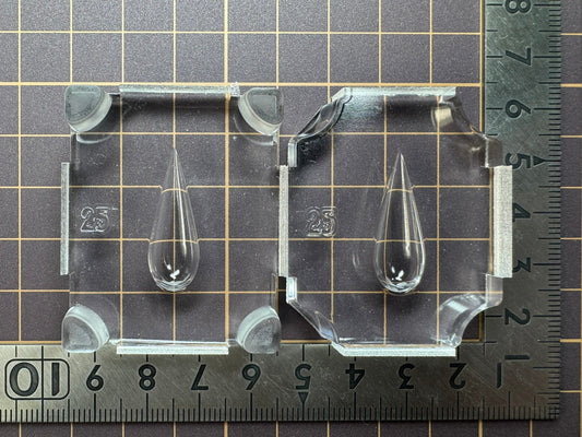 超高強度シリコン「スリムドロップ」レジン用モールド