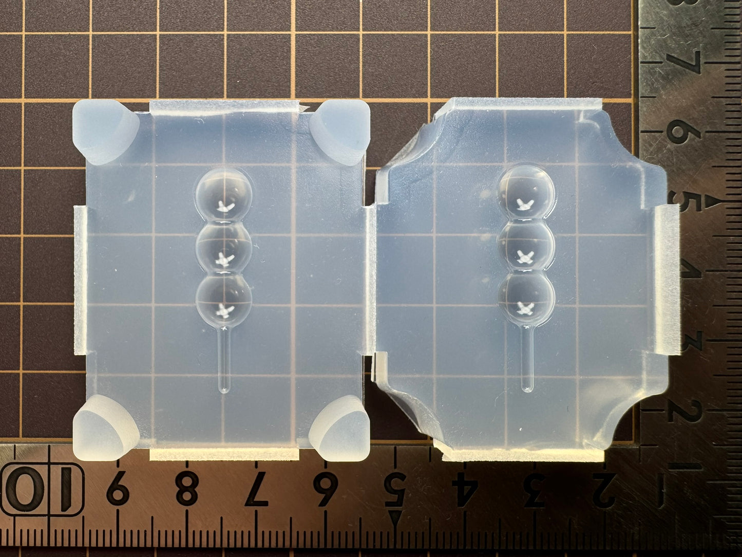 30mm "Three-Colored Dumpling" Resin Mold
