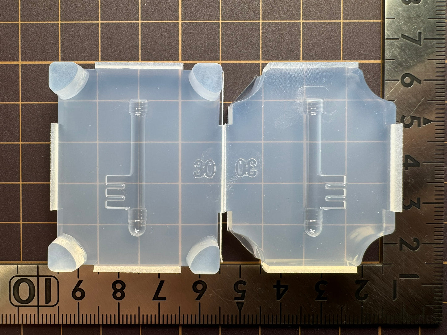 「鍵の柄A」レジン用モールド