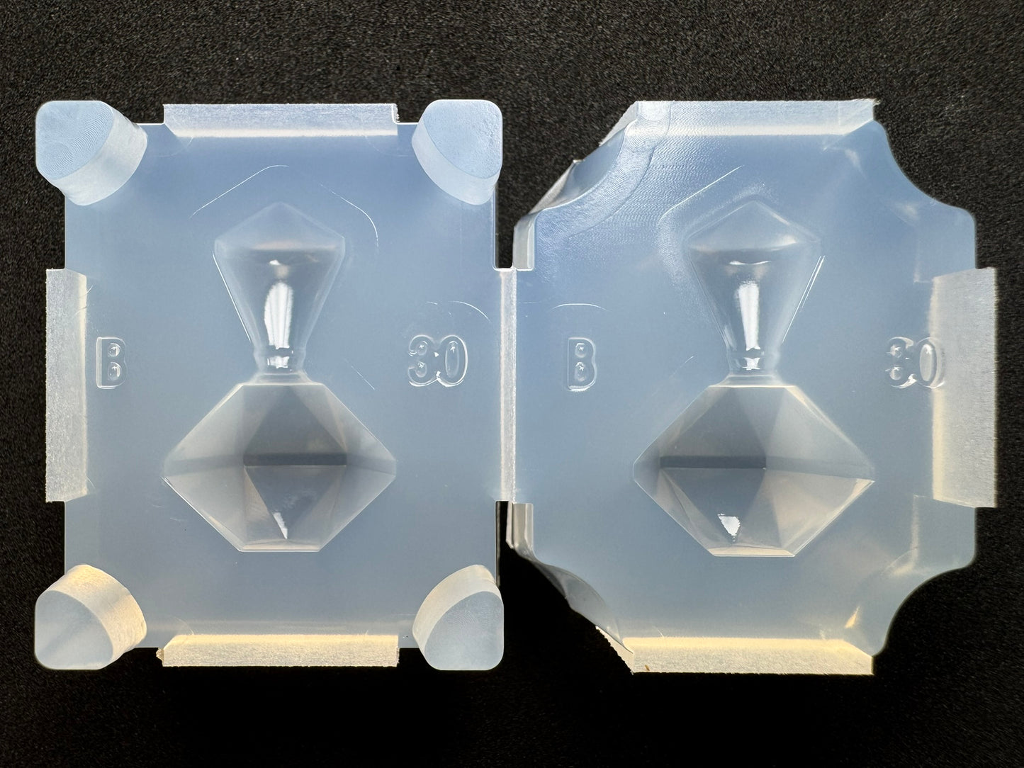 30mm「香水瓶B」レジン用モールド