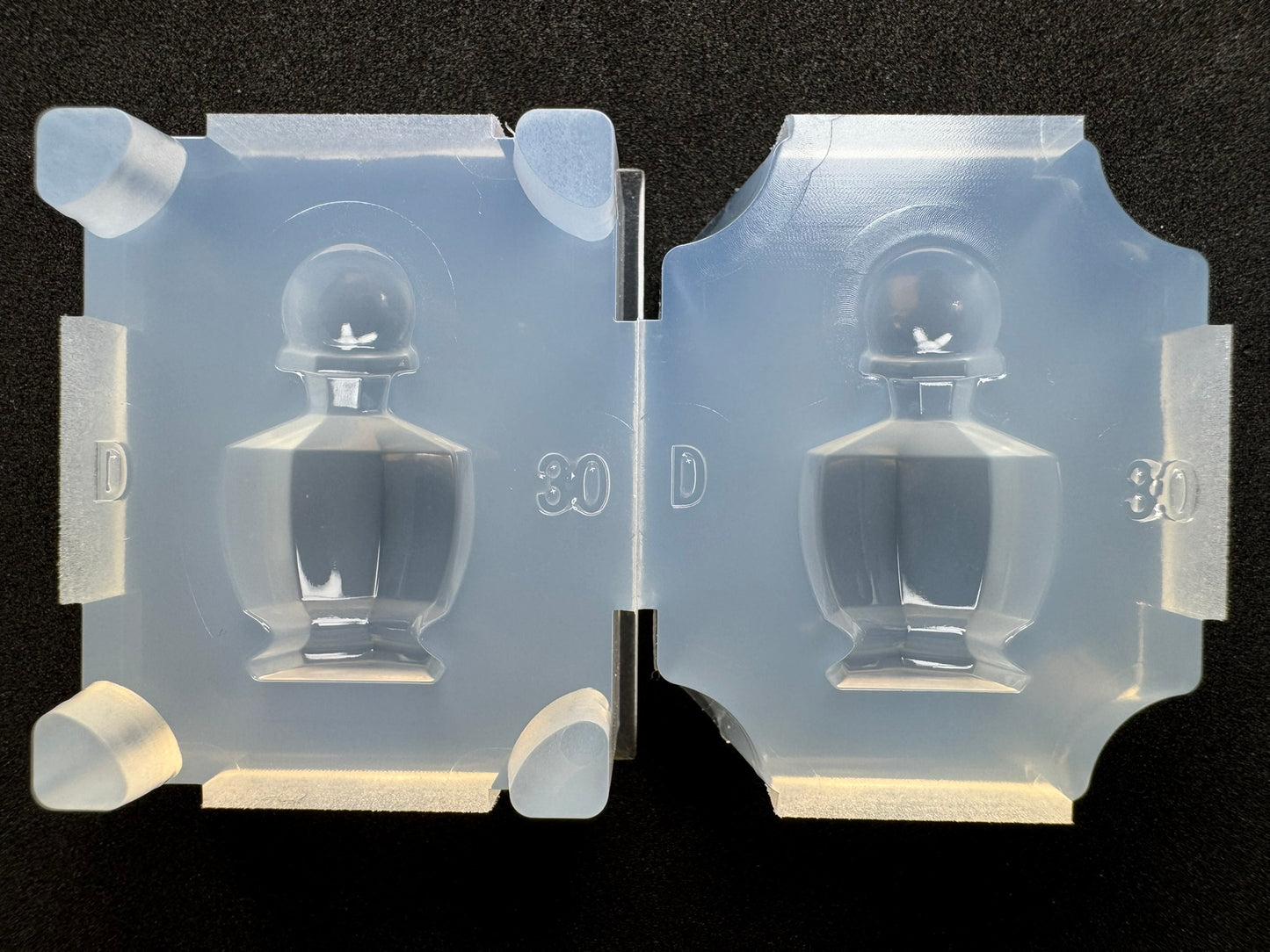 30mm「香水瓶D」レジン用モールド