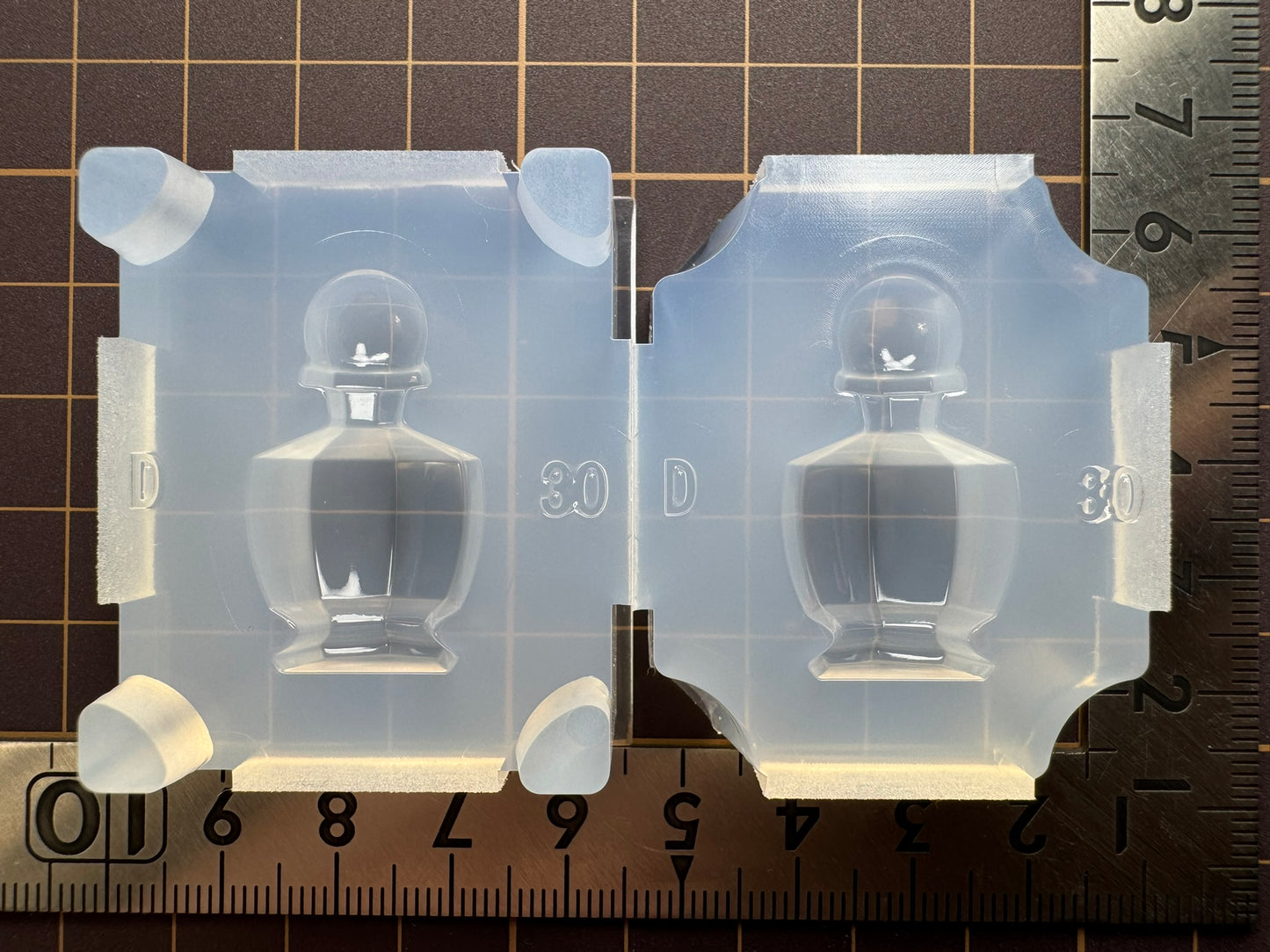 30mm「香水瓶D」レジン用モールド