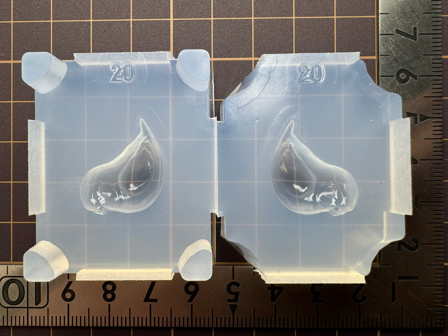 20mm「インコ」レジン用モールド
