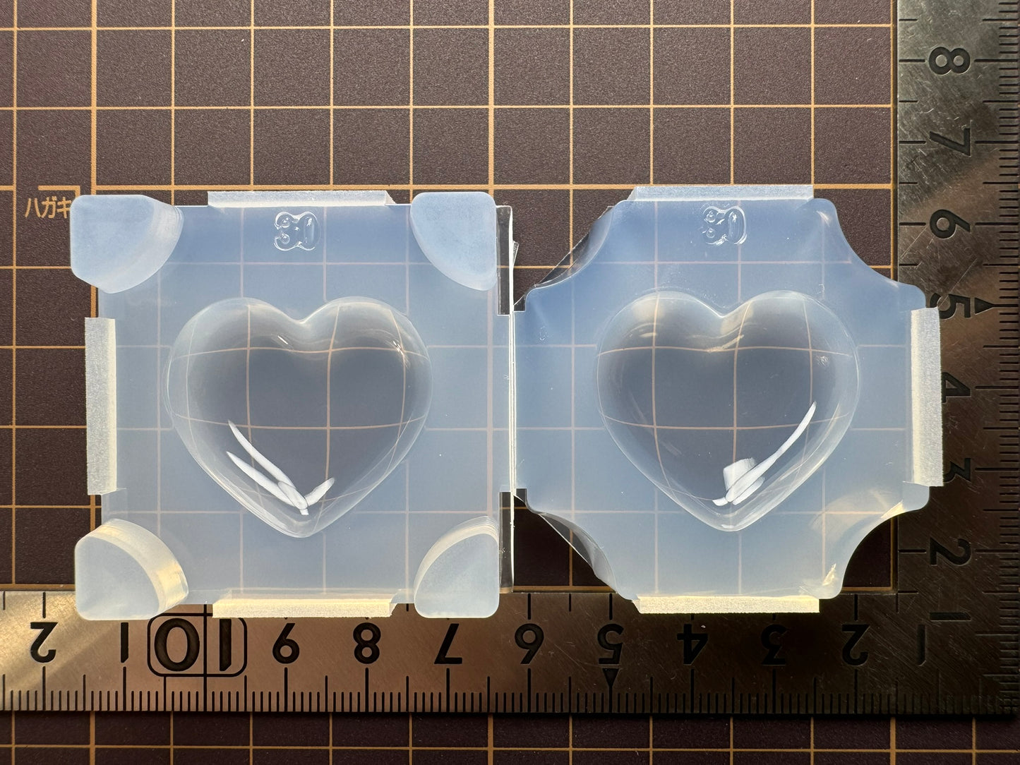 「シンプルハート」レジン用モールド