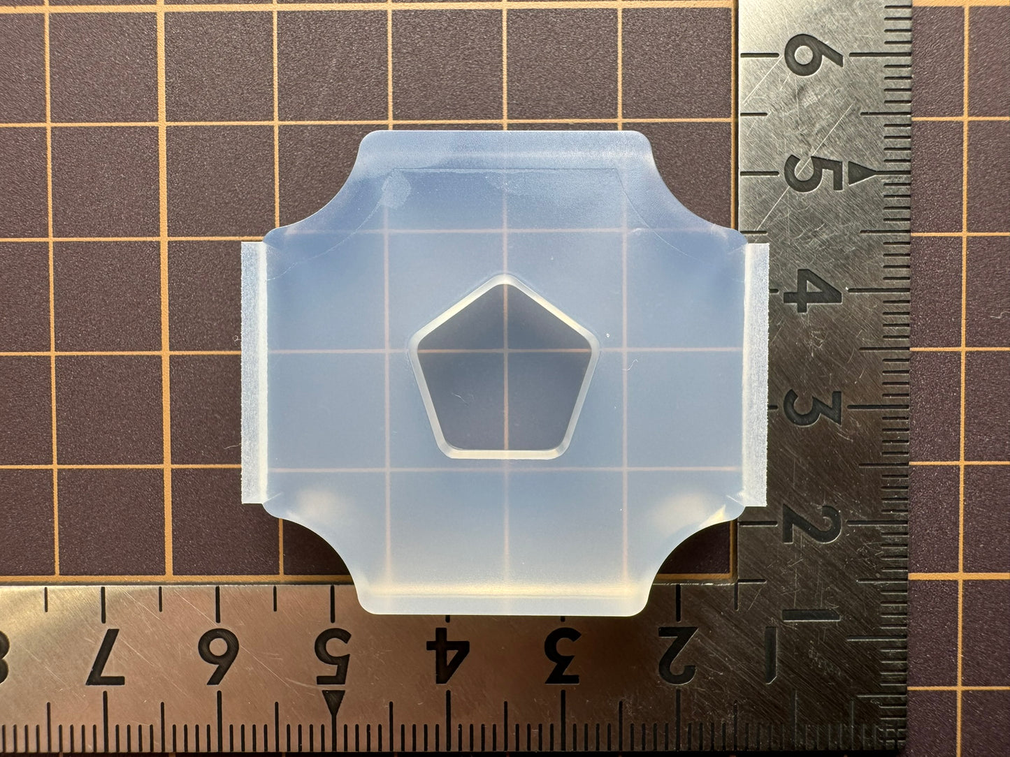 「角丸五角」レジン用モールド
