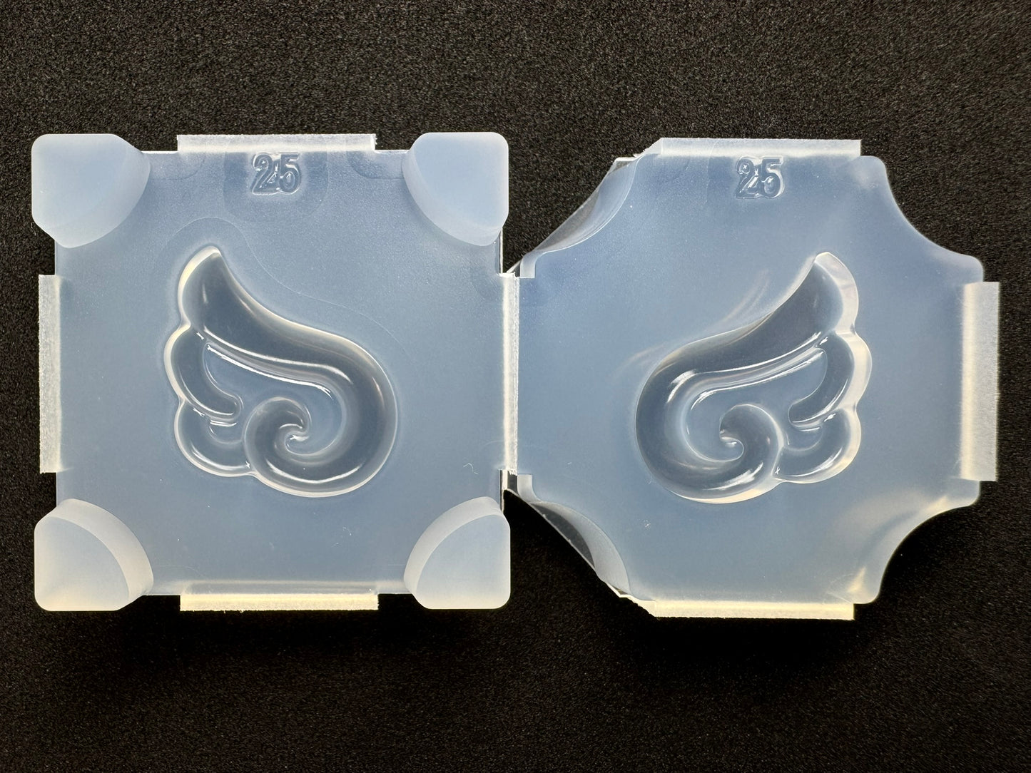 25mm「立体デフォルメ翼A」レジン用モールド