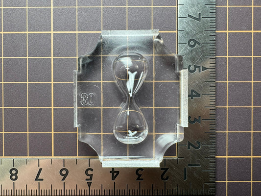 超高強度シリコン「砂時計A(表)」レジン用モールド