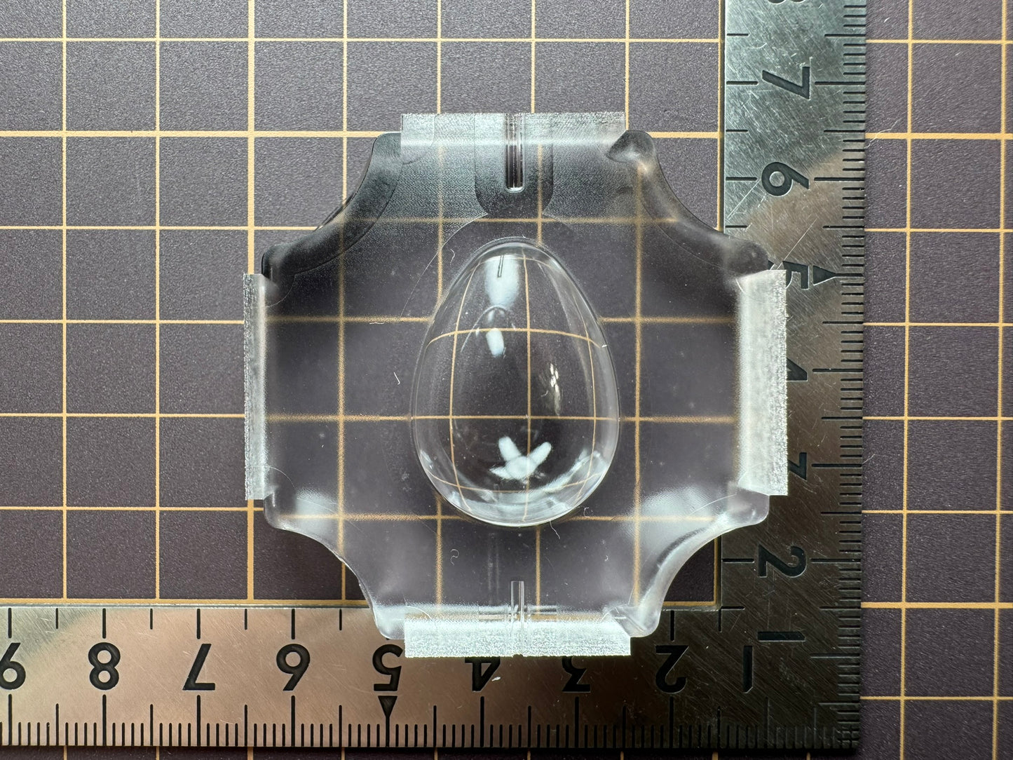 超高強度シリコン「センターライン付き卵(表)」レジン用モールド