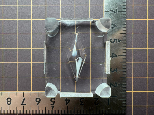 超高強度シリコン「双六角錐ペンデュラムB(裏)」レジン用モールド