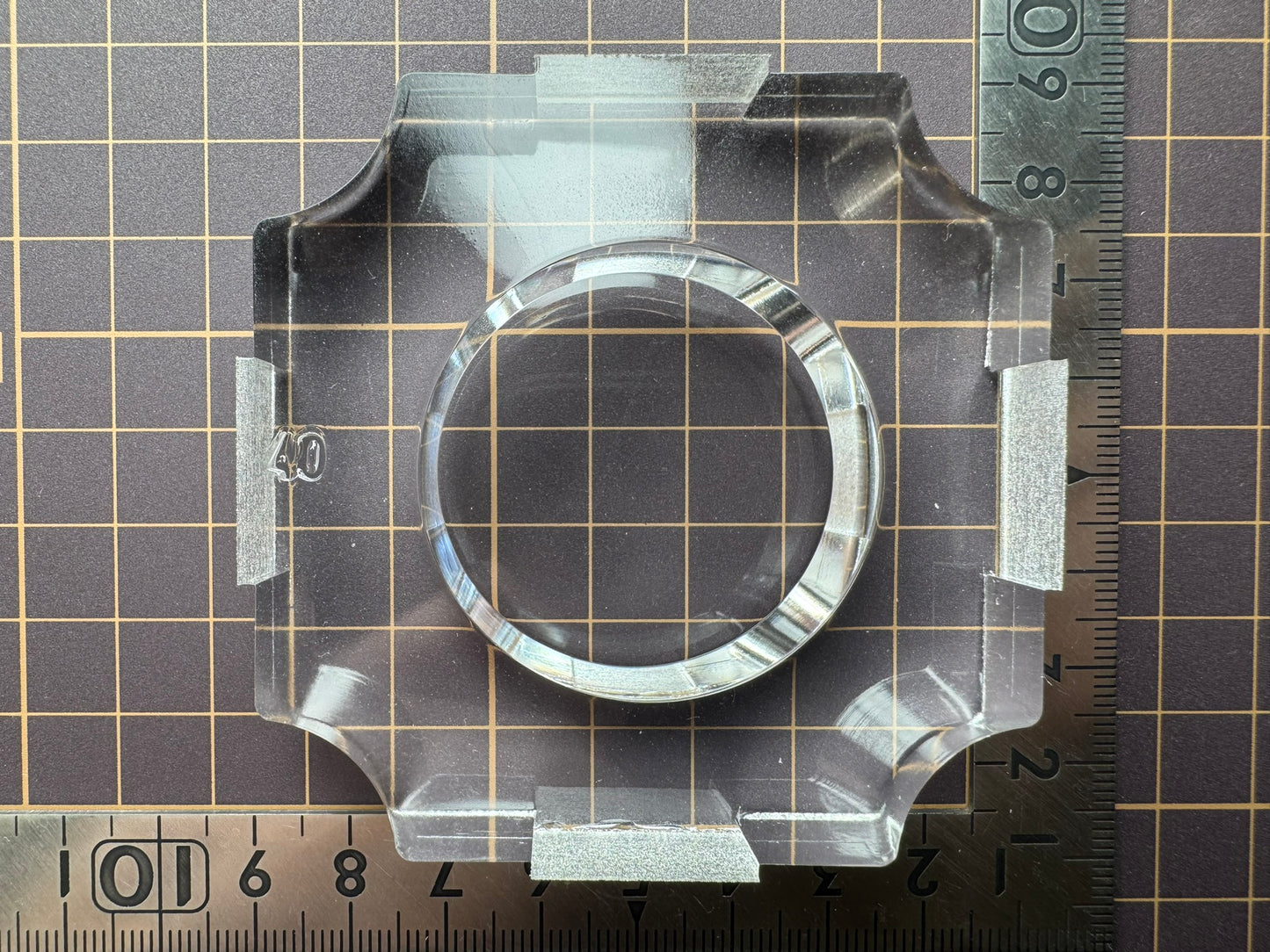 Ultra-high strength silicone "φ40mm thick 13mm circular" resin mold