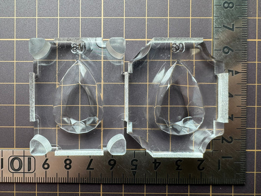 超高強度シリコン「ドロップカット」レジン用モールド