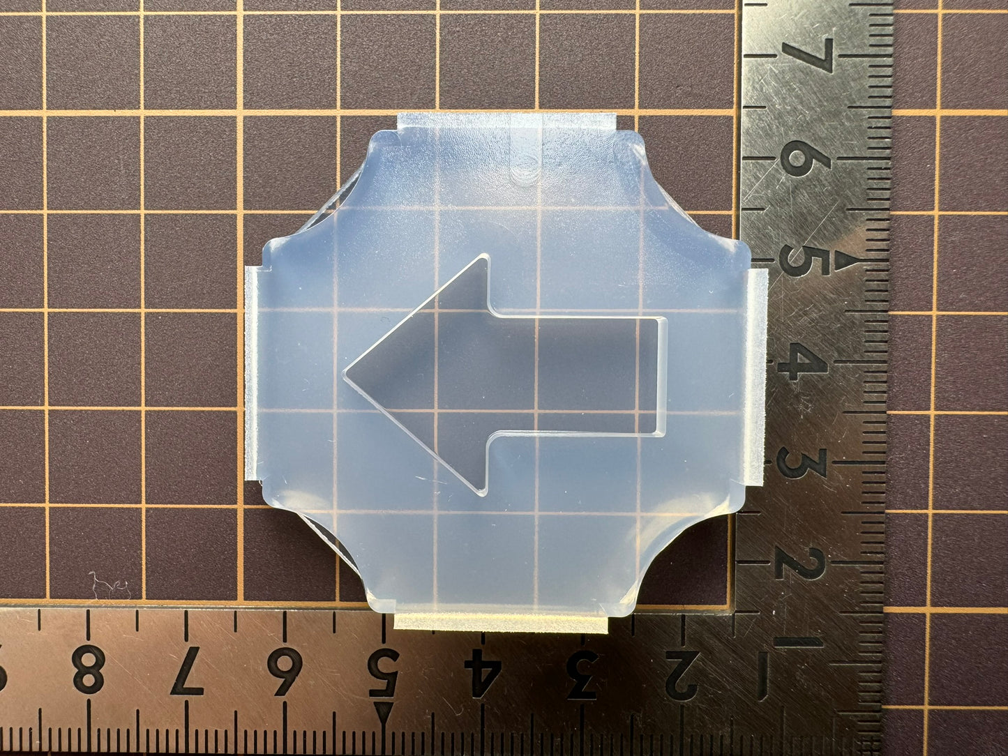 30mm「矢印プレート」レジン用モールド