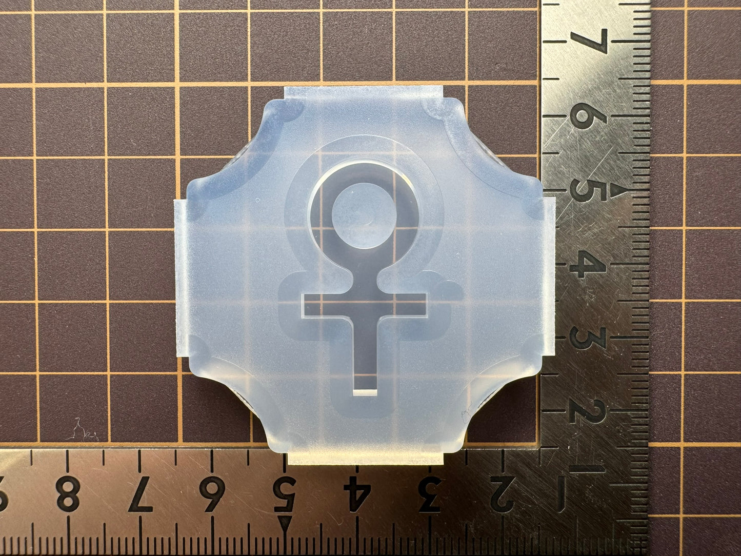 30mm「♀記号プレート」レジン用モールド