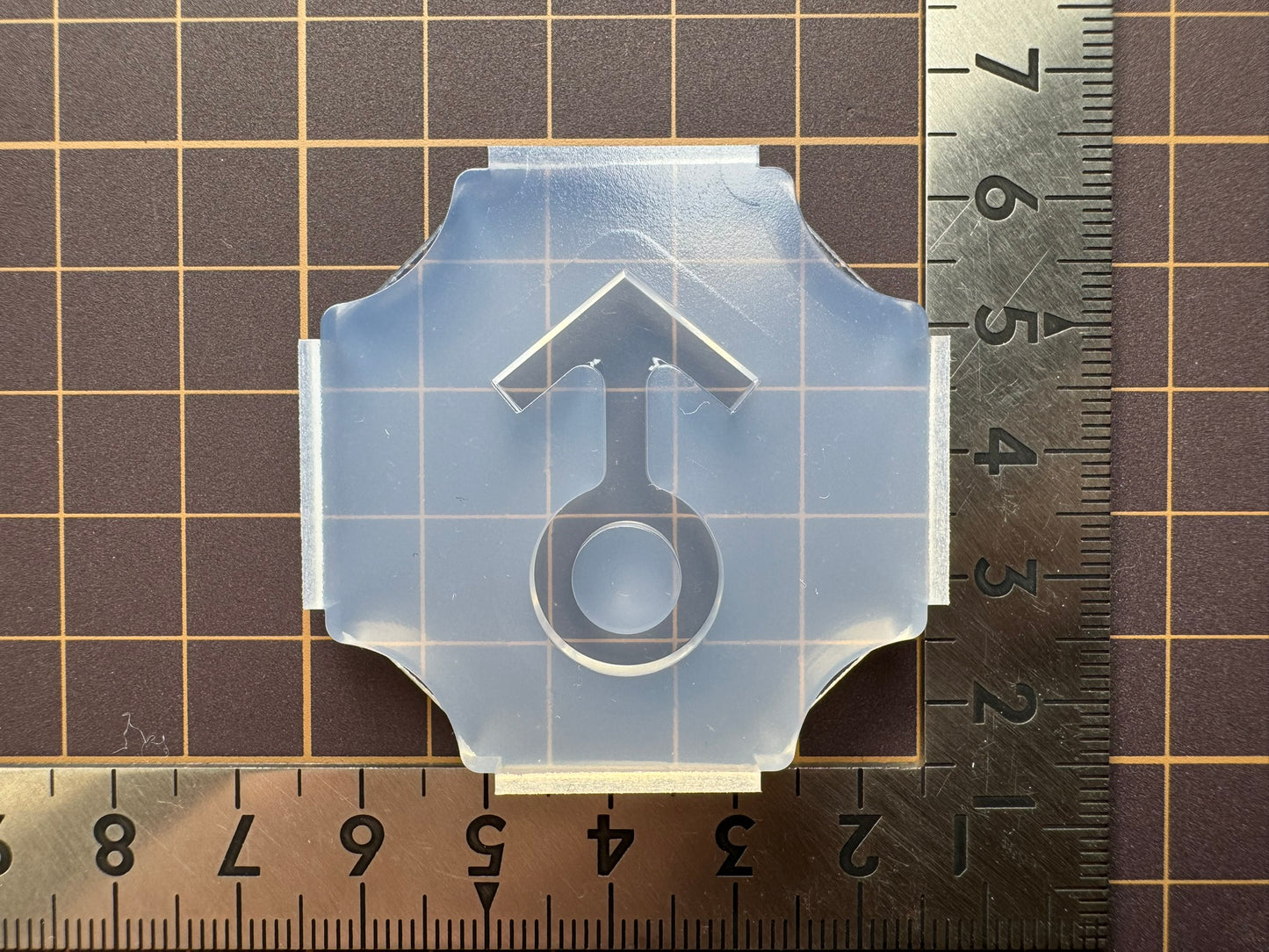 30mm「♂記号プレート」レジン用モールド