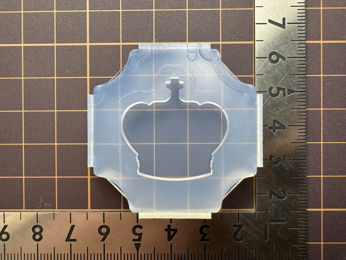 30mm「王冠プレート」レジン用モールド