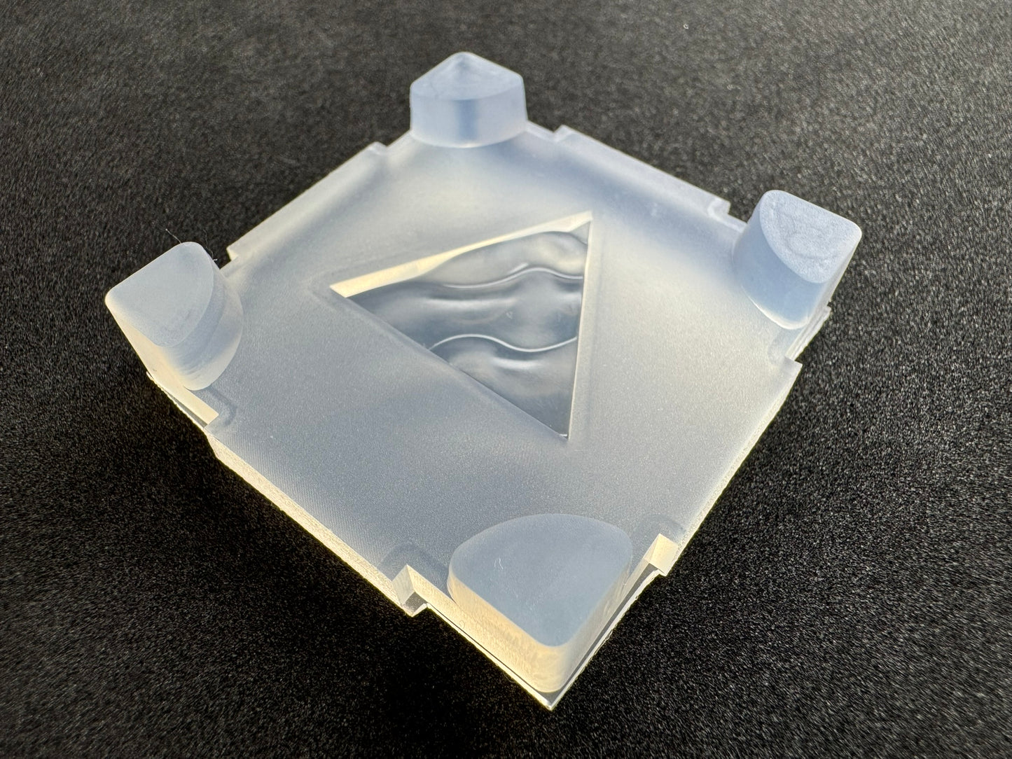 25mm "Water Surface Triangle Pattern" Resin Mold
