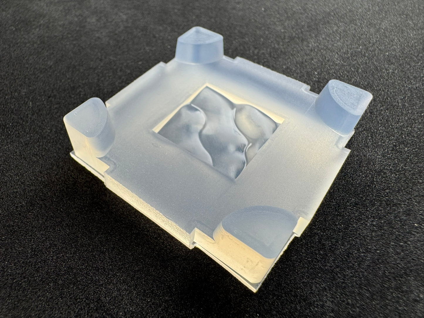 20mm「水面四角模様」レジン用モールド