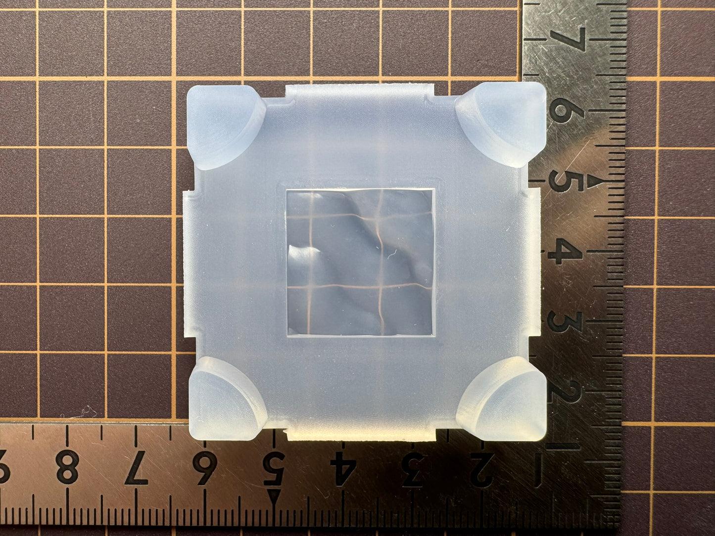 20mm「水面四角模様」レジン用モールド