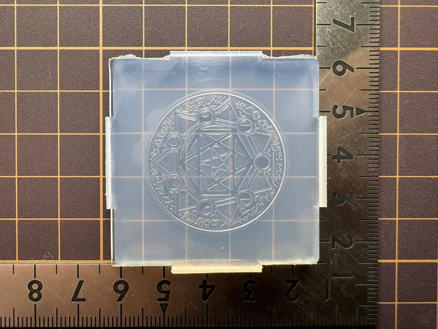 「魔方陣模様Ａ」レジン用モールド