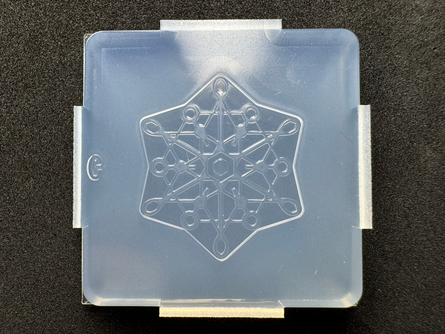「雪の結晶模様C」レジン用モールド