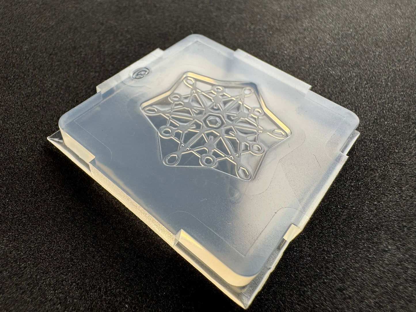 「雪の結晶模様C」レジン用モールド
