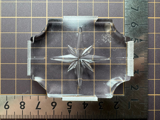 Ultra-strong silicone "35mm centerlined sun (front)" resin mold