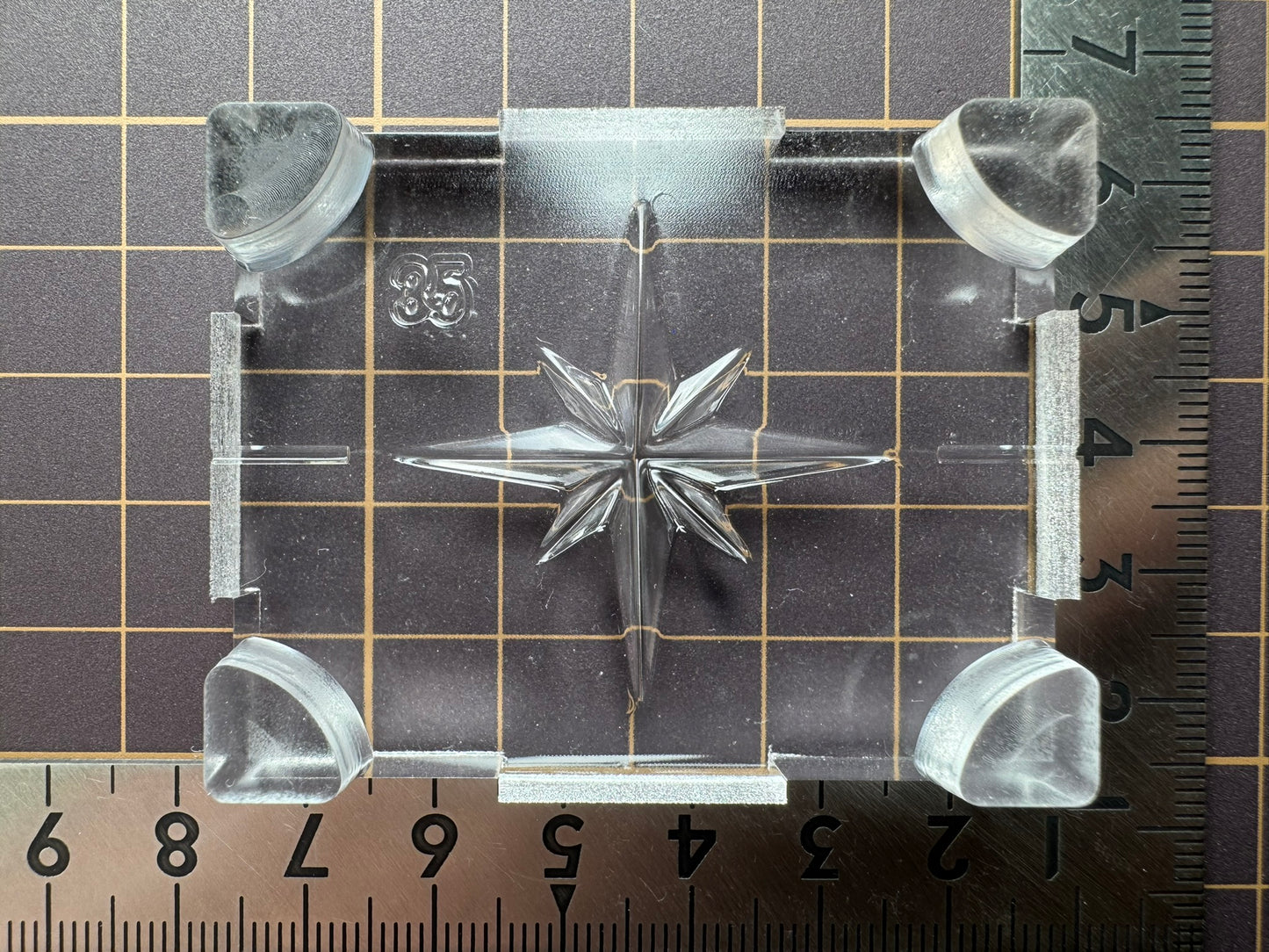 Ultra-strong silicone "35mm centerlined sun (reverse)" resin mold