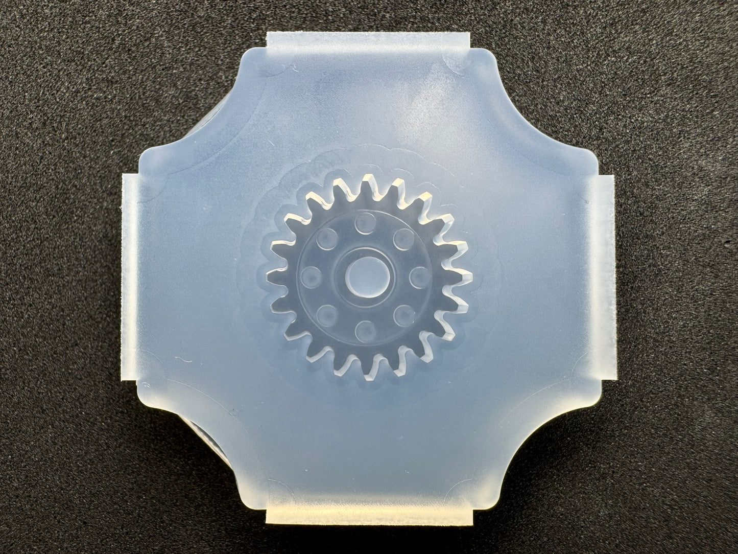 20mm「歯車（ドット）」レジン用モールド