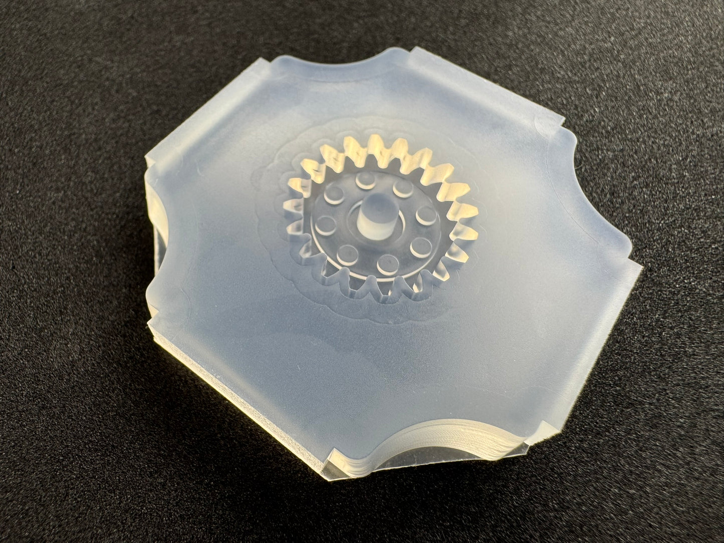 20mm「歯車（ドット）」レジン用モールド