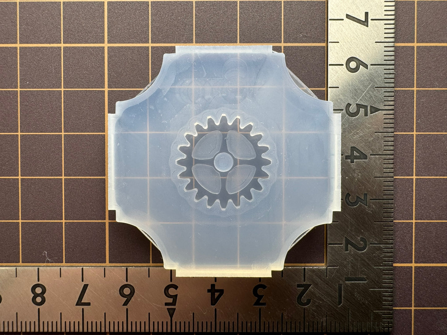 20mm「歯車（リブ）」レジン用モールド