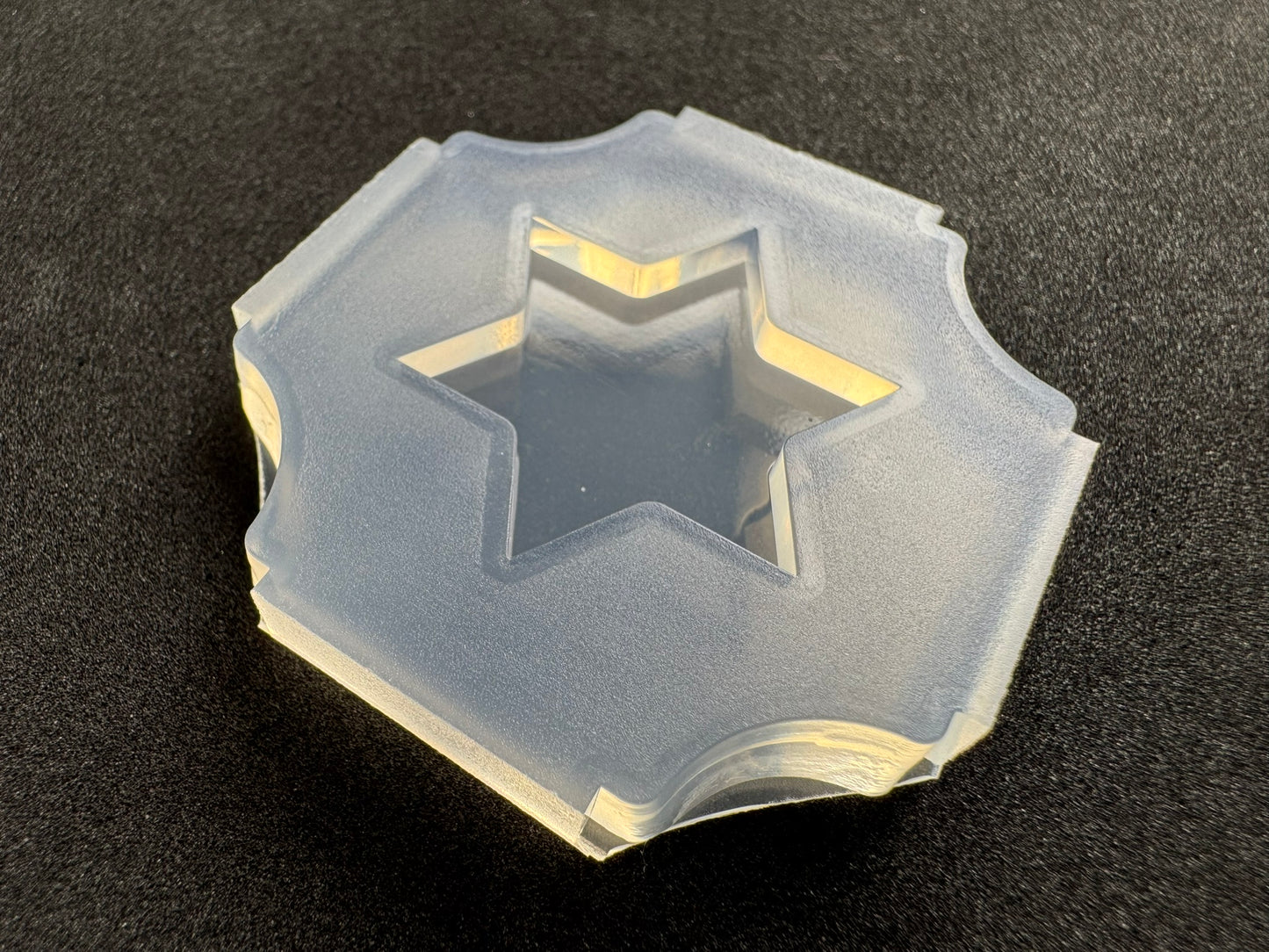 30mm「六芒星プレート」レジン用モールド