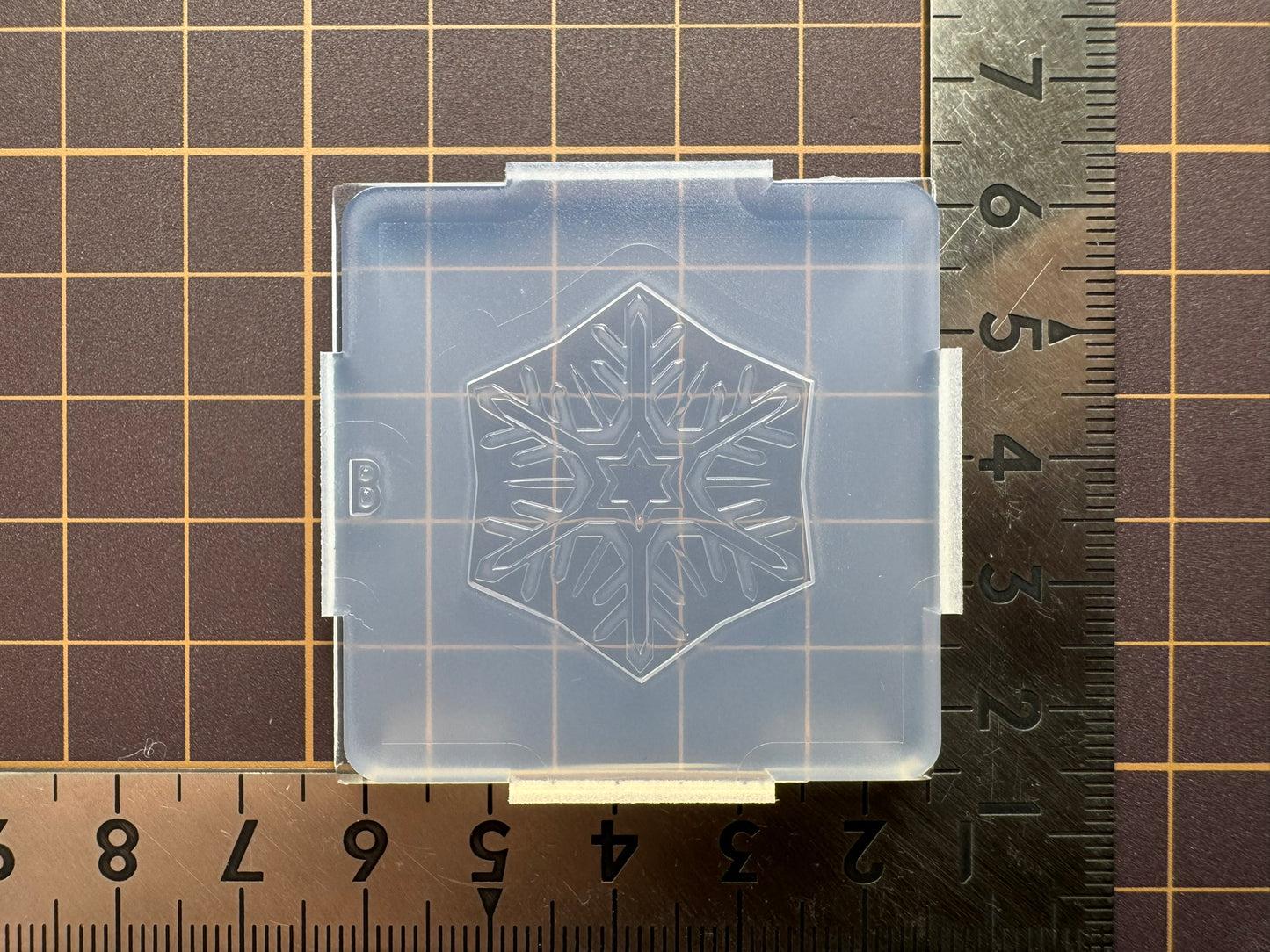 「雪の結晶模様B」レジン用モールド