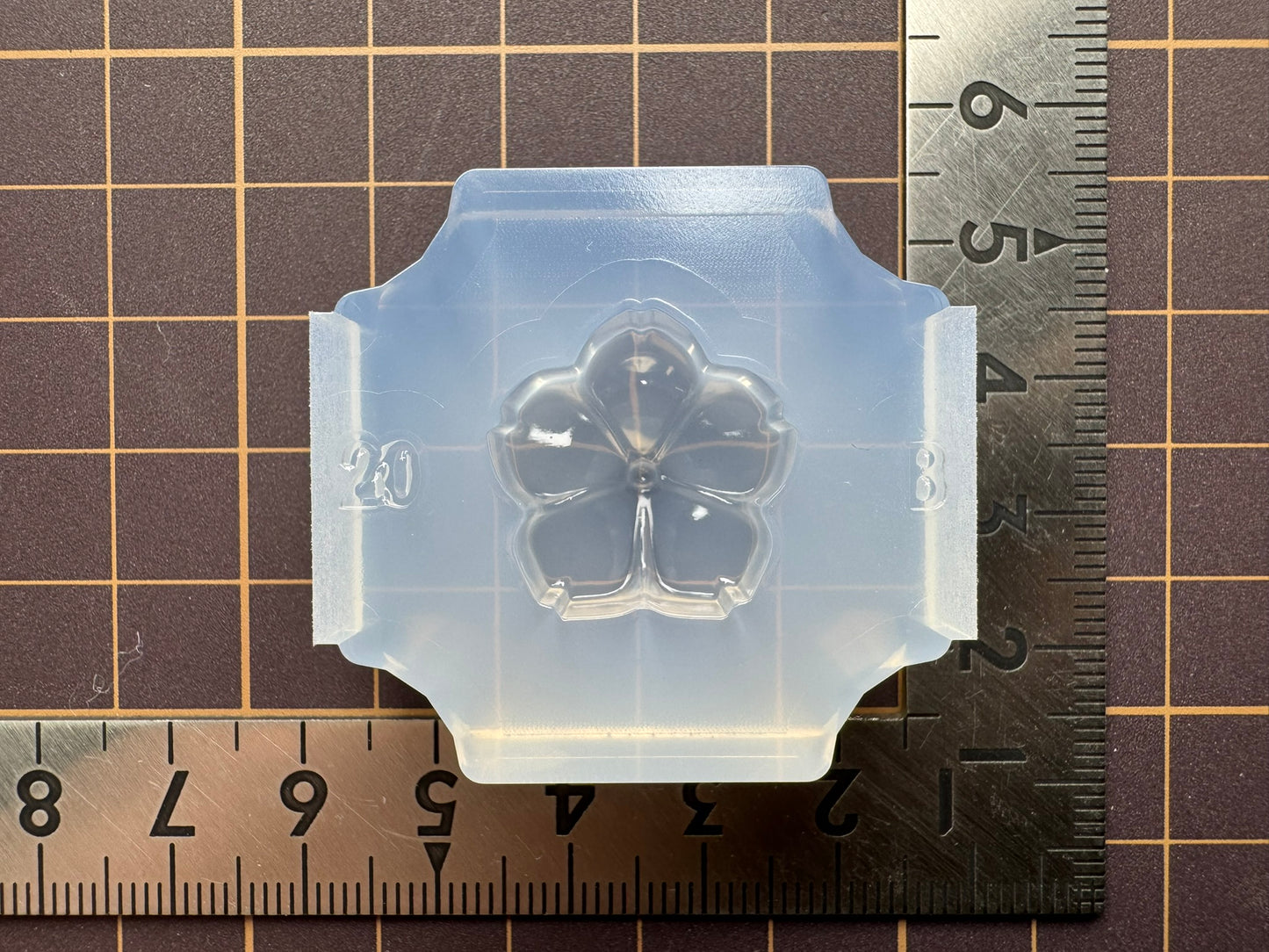 20mm「和菓子（桜B）」レジン用モールド