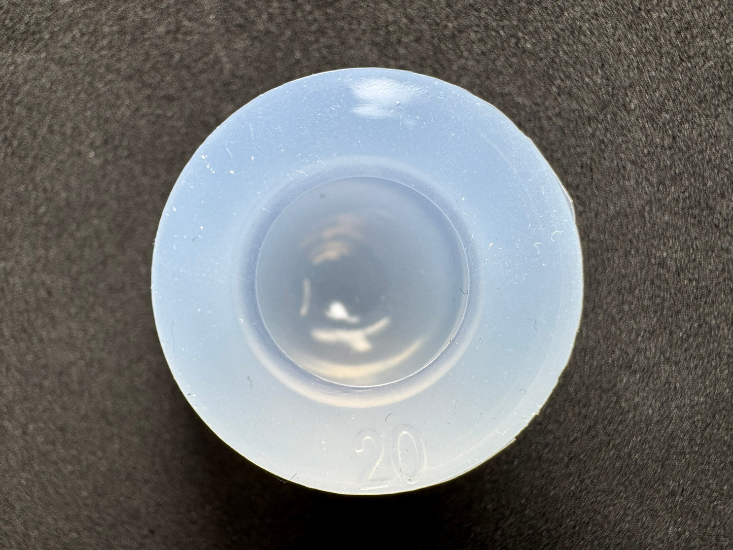 20mm「一体型欠け球体」レジン用モールド