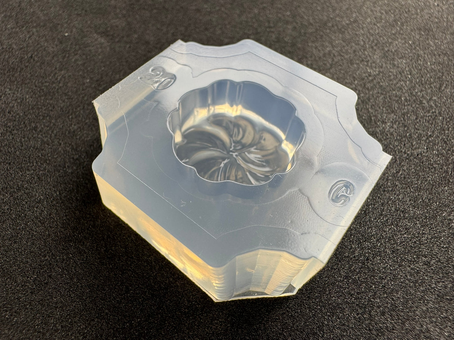 20mm「和菓子（桜C）」レジン用モールド
