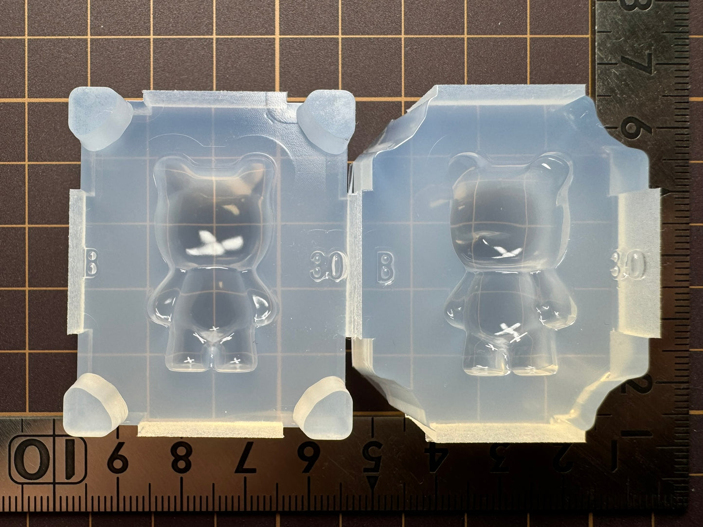 30mm「くまグミB」レジン用モールド