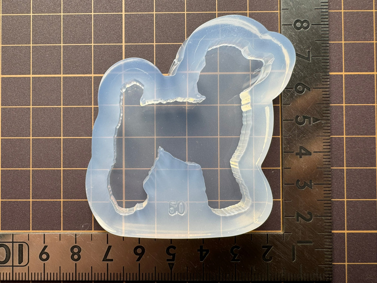 50mm「トイプードル」レジン用モールド