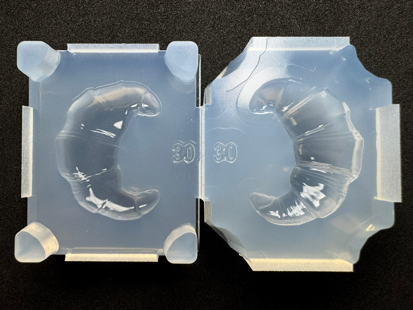 30mm「クロワッサン」レジン用モールド