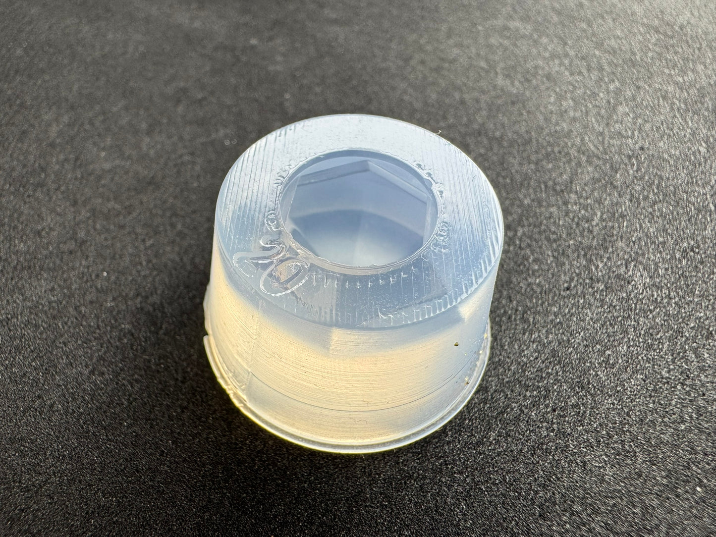 20mm「一体型シンプルダイヤカット」レジン用モールド