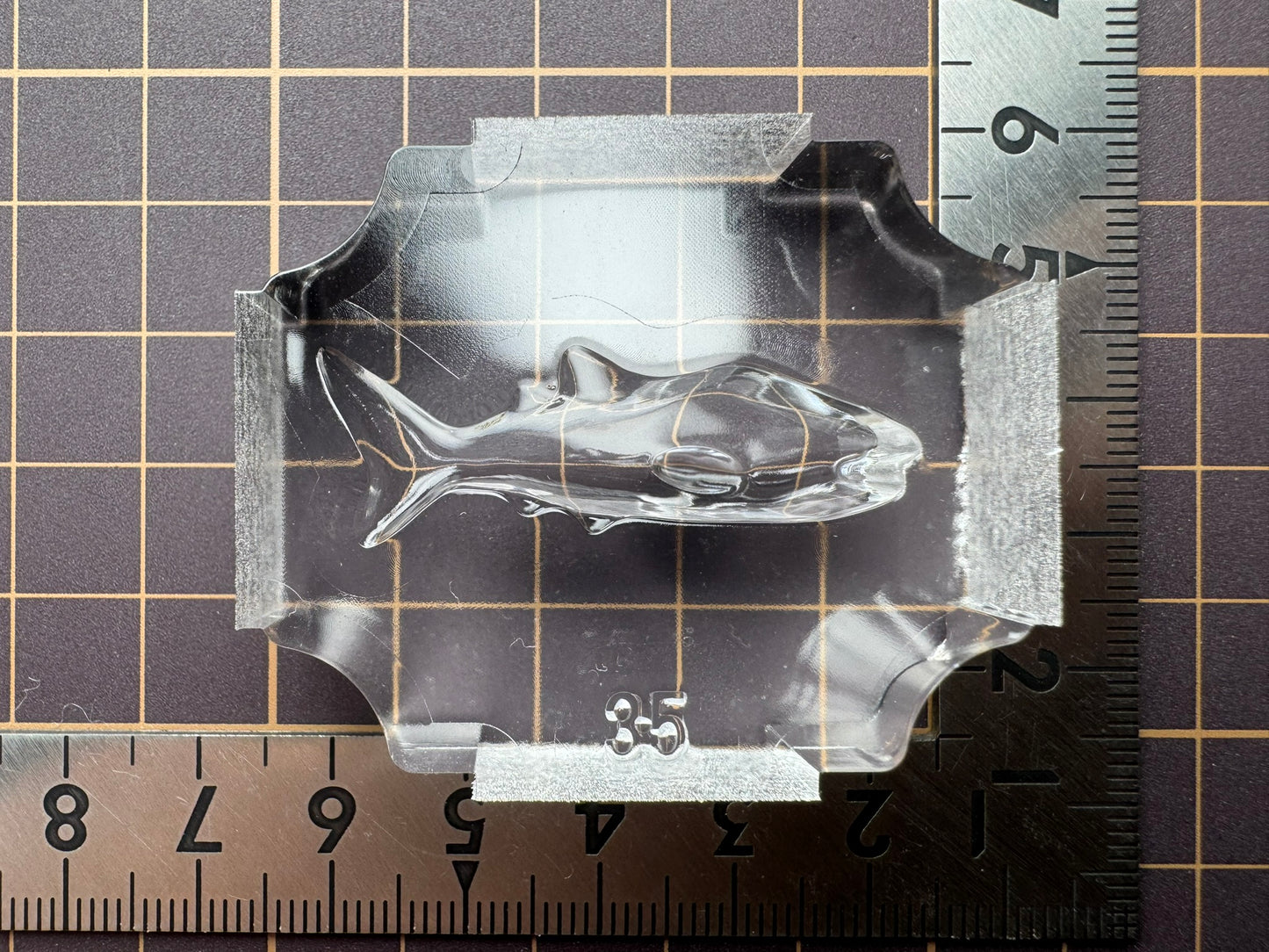 超高強度シリコン「ジンベエザメ(表)」レジン用モールド